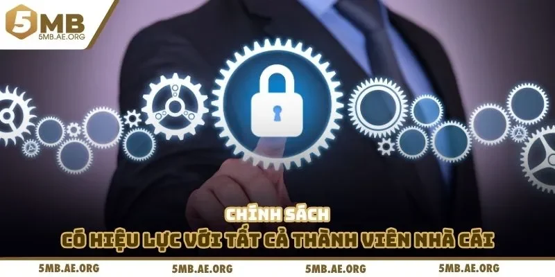 Chính sách có hiệu lực với tất cả thành viên nhà cái